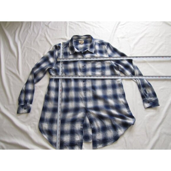 Men's Boston Traders Button Madras Pattern Long Sleeve Shirt Sz L (MT512) - Picture 4 of 9